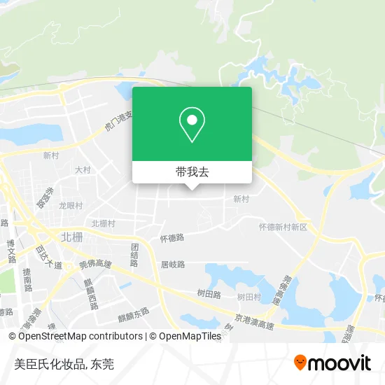 美臣氏化妆品地图