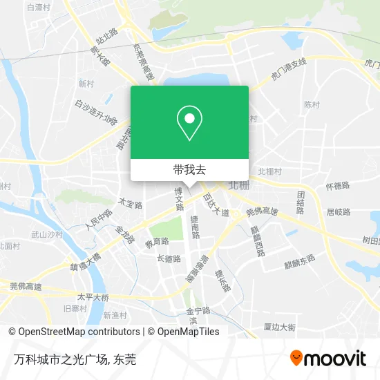 万科城市之光广场地图