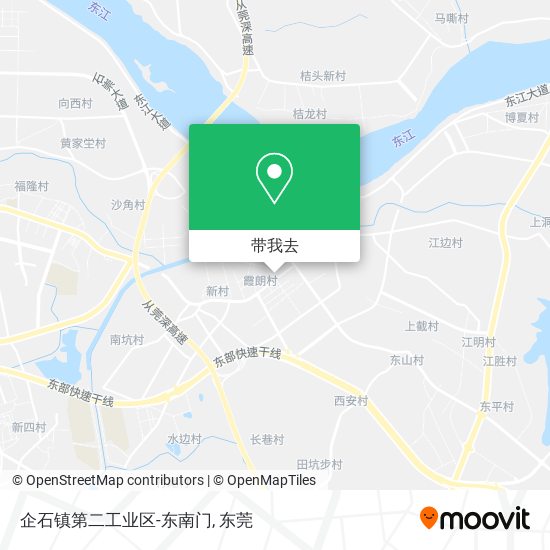 企石镇第二工业区-东南门地图