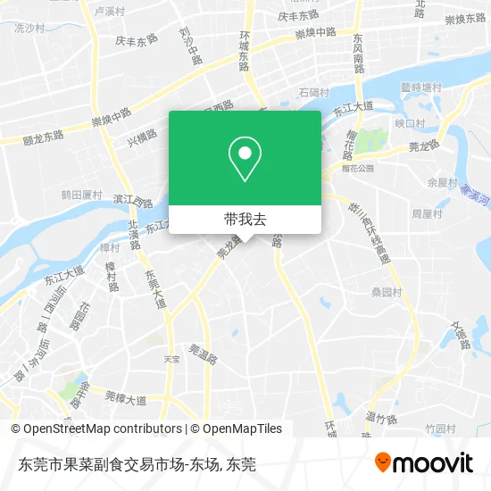 东莞市果菜副食交易市场-东场地图