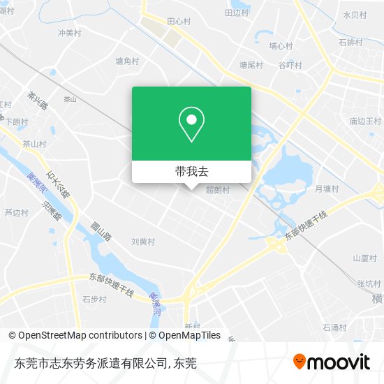 东莞市志东劳务派遣有限公司地图