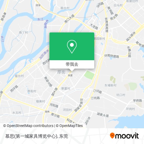 慕思(第一城家具博览中心)地图