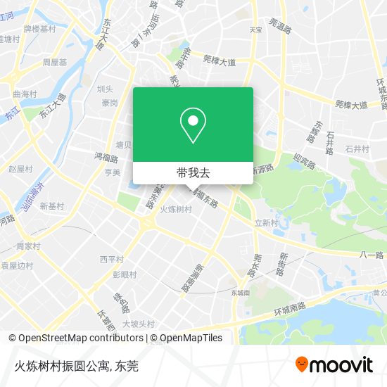 火炼树村振圆公寓地图