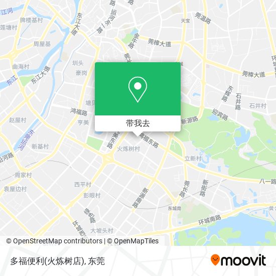 多福便利(火炼树店)地图