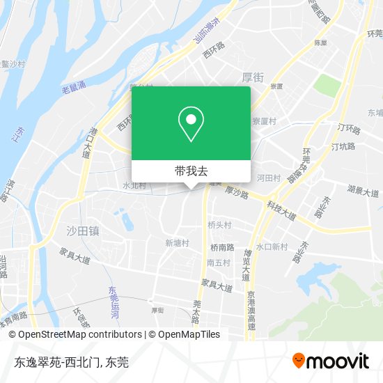 东逸翠苑-西北门地图