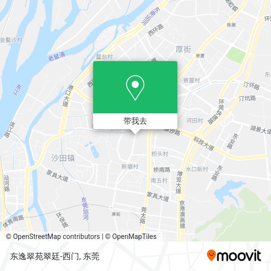 东逸翠苑翠廷-西门地图