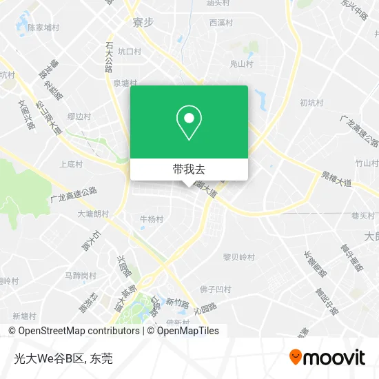 光大We谷B区地图