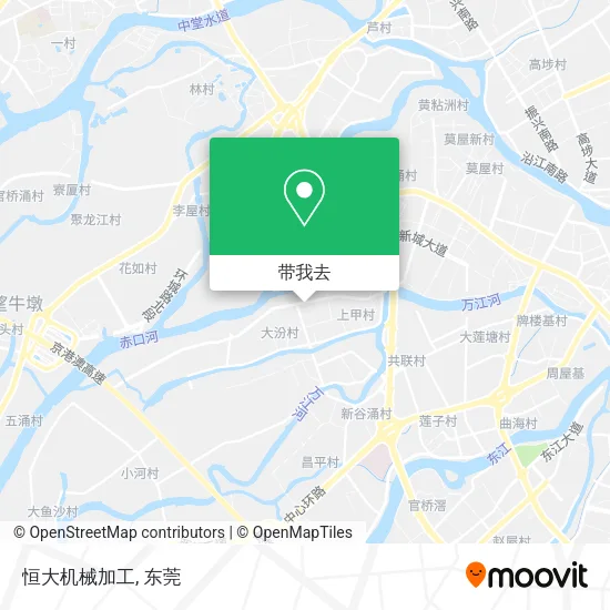 恒大机械加工地图