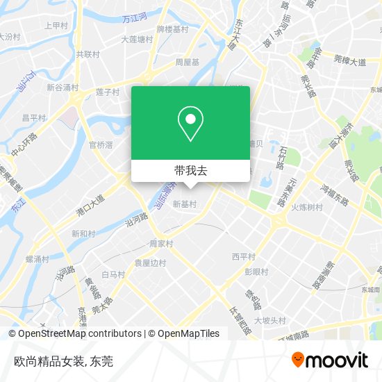 欧尚精品女装地图