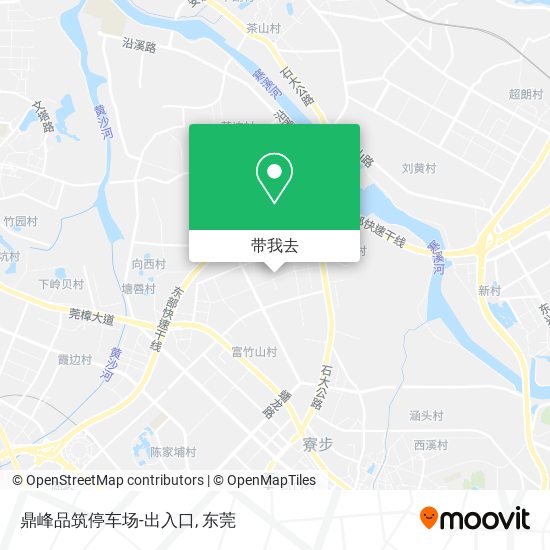 鼎峰品筑停车场-出入口地图