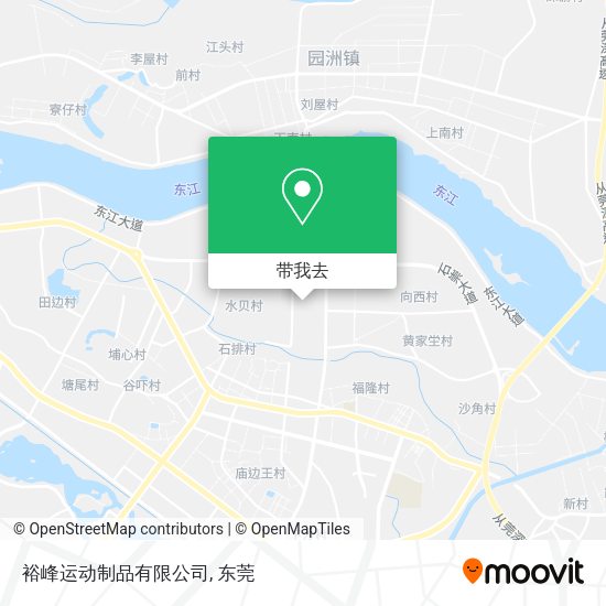 裕峰运动制品有限公司地图