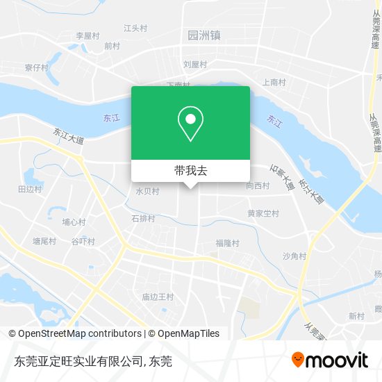 东莞亚定旺实业有限公司地图