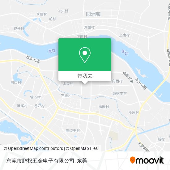 东莞市鹏权五金电子有限公司地图