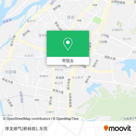 厚龙燃气(桥林路)地图