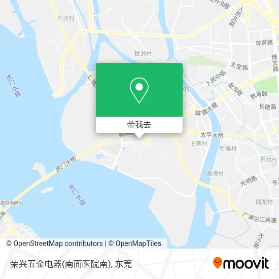 荣兴五金电器(南面医院南)地图