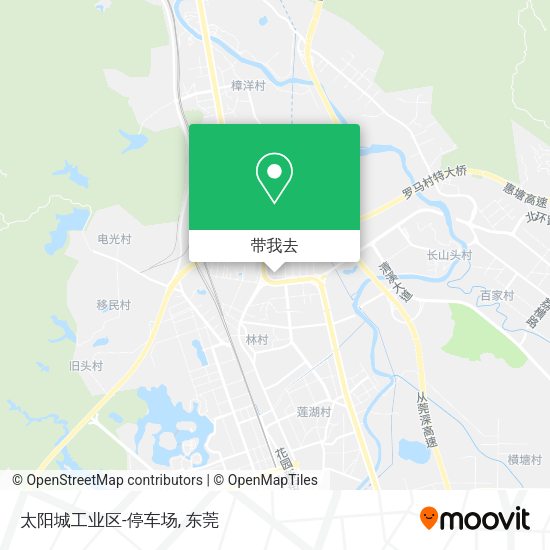 太阳城工业区-停车场地图