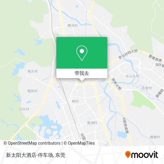 新太阳大酒店-停车场地图