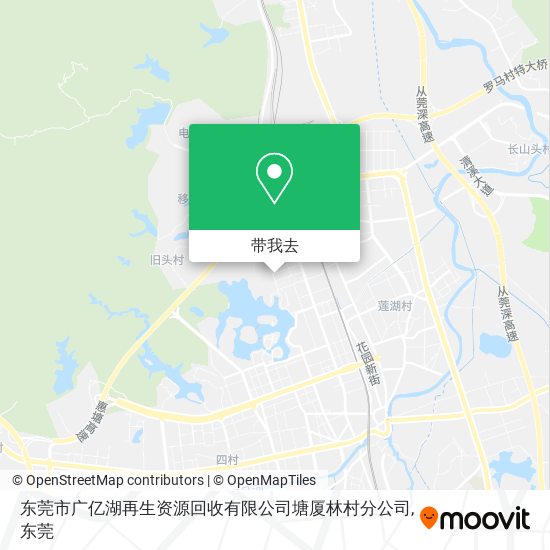 东莞市广亿湖再生资源回收有限公司塘厦林村分公司地图