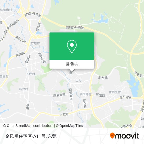 金凤凰住宅区-A11号地图