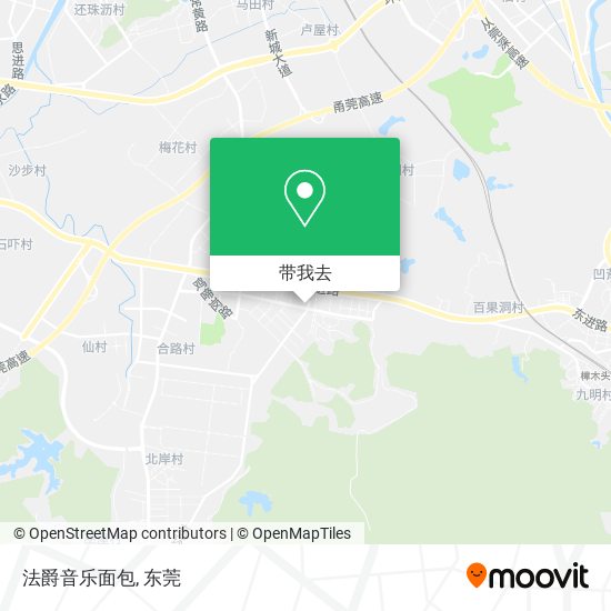 法爵音乐面包地图