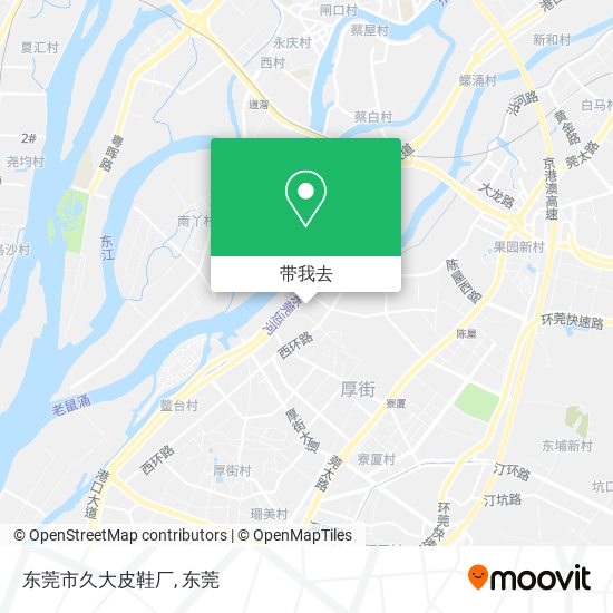 东莞市久大皮鞋厂地图