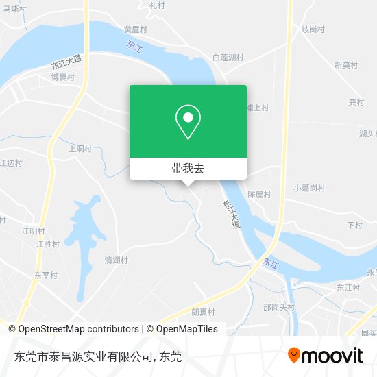 东莞市泰昌源实业有限公司地图