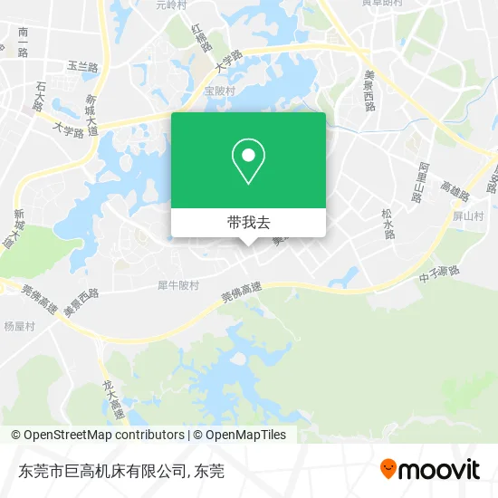 东莞市巨高机床有限公司地图