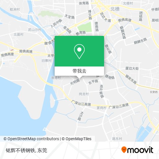 铭辉不锈钢铁地图