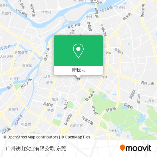 广州铁山实业有限公司地图