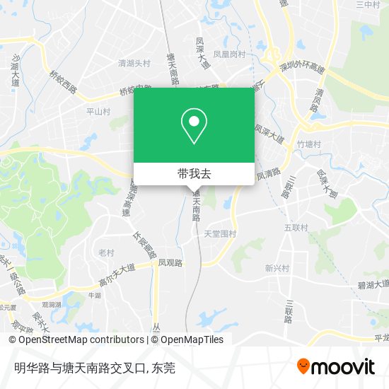 明华路与塘天南路交叉口地图