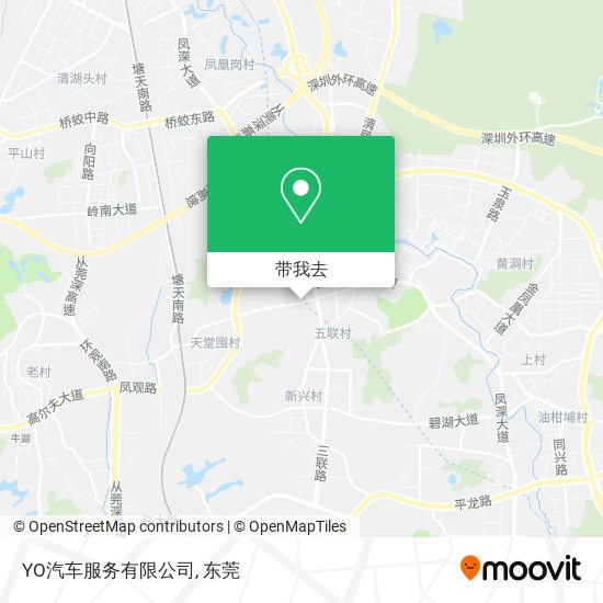 YO汽车服务有限公司地图