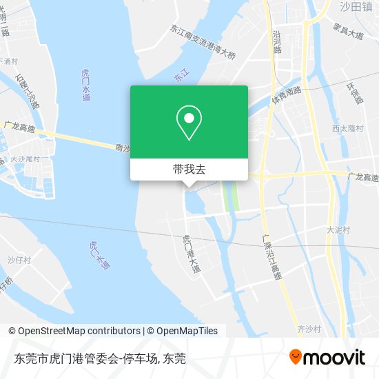 东莞市虎门港管委会-停车场地图