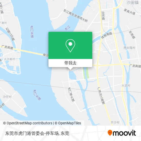 东莞市虎门港管委会-停车场地图