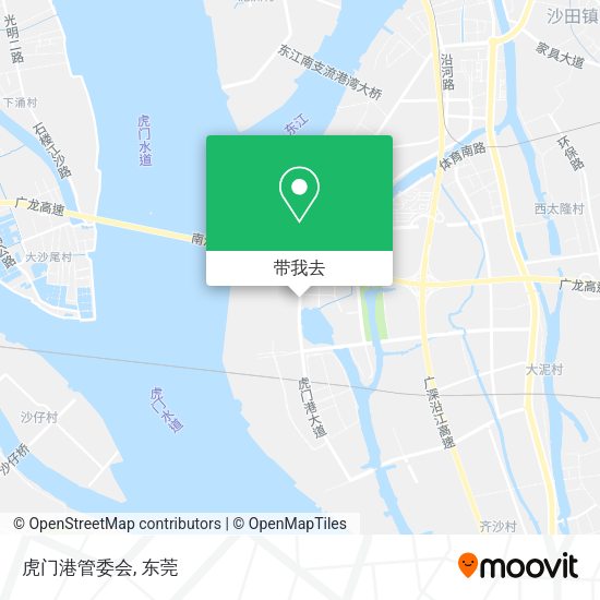 虎门港管委会地图