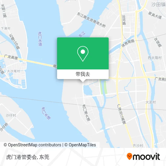 虎门港管委会地图