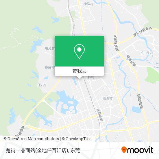 楚街一品面馆(金地仟百汇店)地图