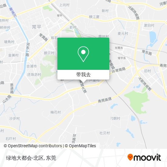 绿地大都会-北区地图