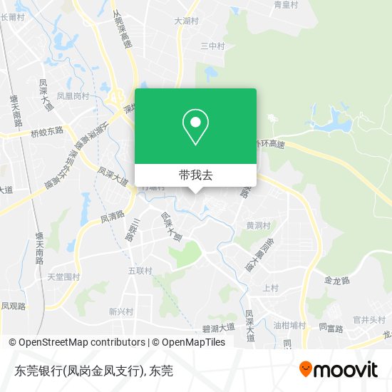 东莞银行(凤岗金凤支行)地图