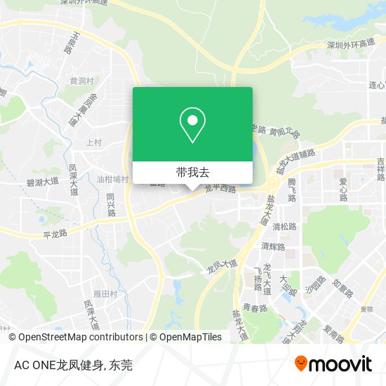 AC ONE龙凤健身地图