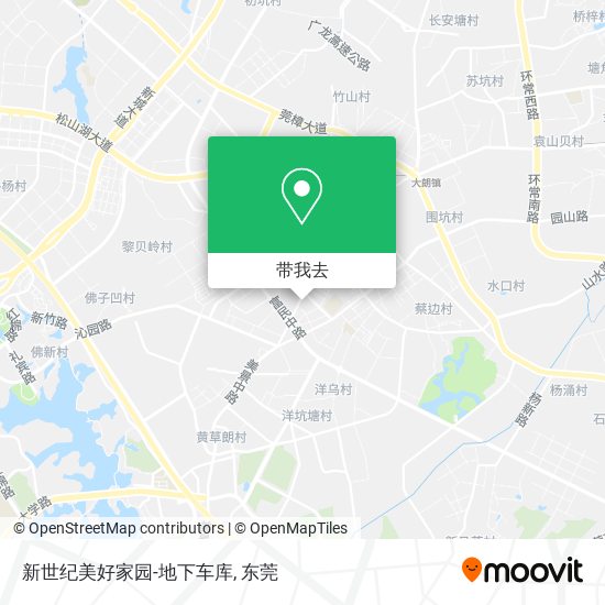 新世纪美好家园-地下车库地图