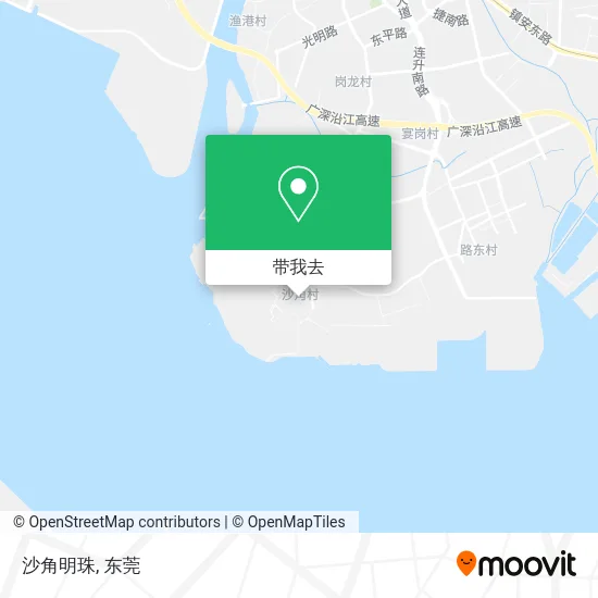 沙角明珠地图