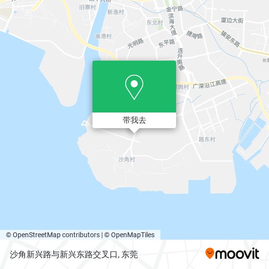 沙角新兴路与新兴东路交叉口地图