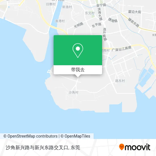 沙角新兴路与新兴东路交叉口地图