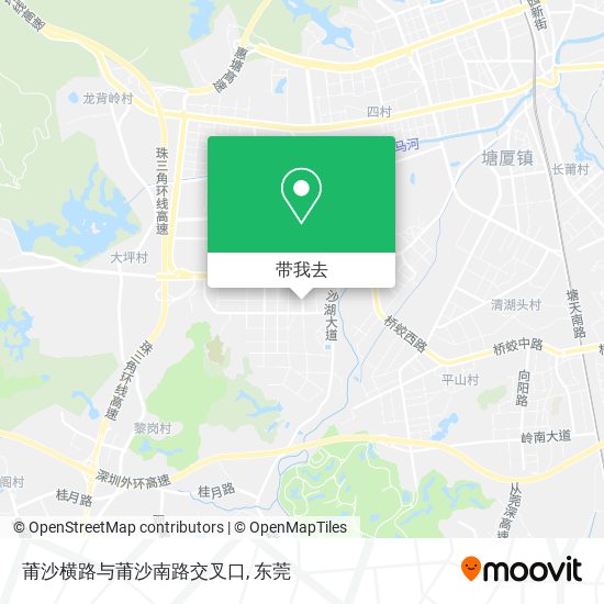 莆沙横路与莆沙南路交叉口地图