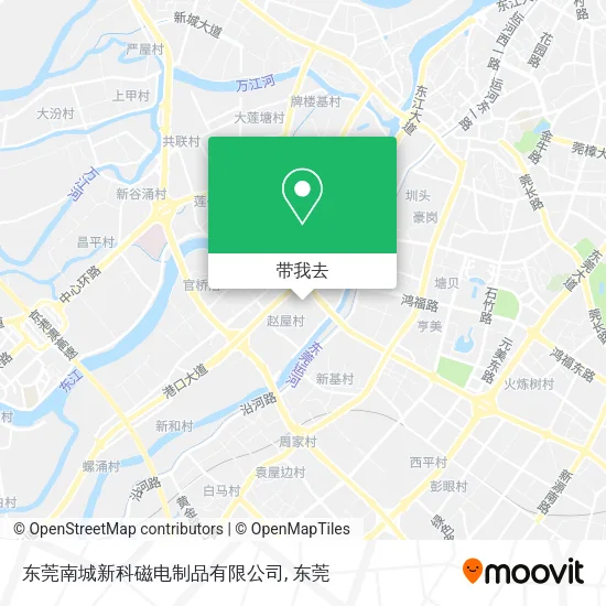 东莞南城新科磁电制品有限公司地图