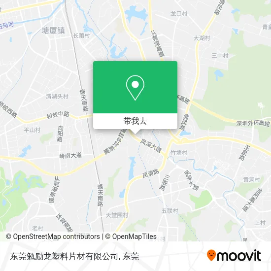 东莞勉励龙塑料片材有限公司地图