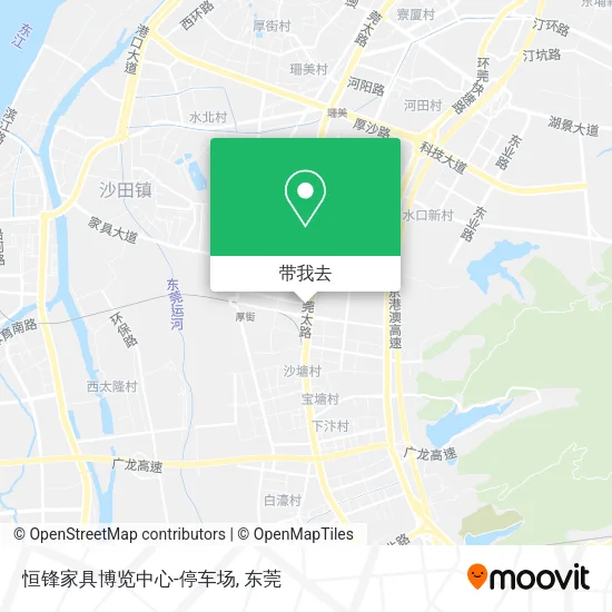 恒锋家具博览中心-停车场地图