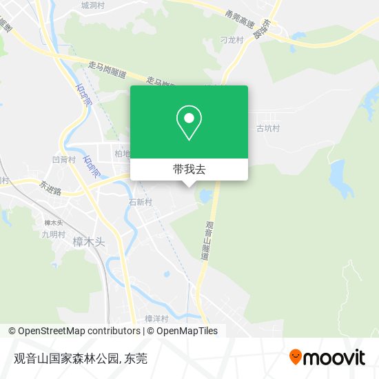观音山国家森林公园地图