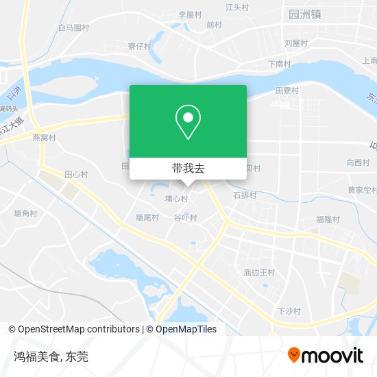 鸿福美食地图