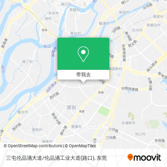 三屯伦品涌大道/伦品涌工业大道(路口)地图